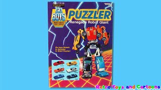 Challenge of the Gobots Puzzler Set Tonka Commercial Retro Toys and Cartoons [upl. by Nadean]