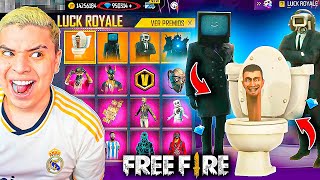 ¡COMPRE TODA LA COLABORACION DE FREE FIRE X SKIBIDI TOILET 🔥 EL FIN 🔥 [upl. by Deeann]