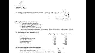 IFRS 10  Preparation of Consolidated Statement of Financial Position Part Two [upl. by Llenwahs]