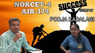 Succes story of AIIMS Nursing officer Ms POOJA KADALAGI AIR174 in NORCET4 [upl. by Teresita]