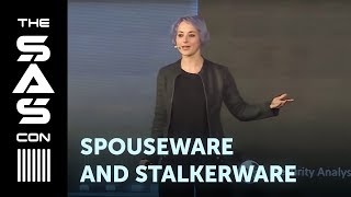 Spouseware and Stalkerware Where Do We Go from Here Eva Galperin at TheSAS2019 [upl. by Anglo87]