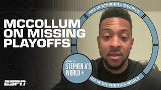 CJ McCollum reflects on the Pelicans missing the Playoffs  NBA in Stephen As World [upl. by Riancho647]