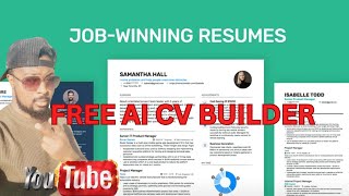 CREATE YOUR OWN CV FOR FREE TODAY USING AI  JOBWINNING CV [upl. by Quiteri513]