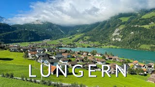 Lungern Switzerland  A magnificent village next to the emerald green Lungernsee [upl. by Nairb]