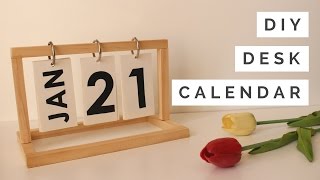 DIY  Desk Calendar [upl. by Mychael]