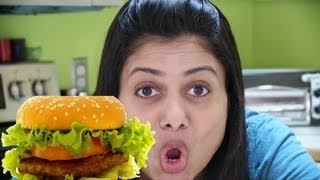 Fusion Burger Twist Recipe Video by Bhavna [upl. by Sosanna741]