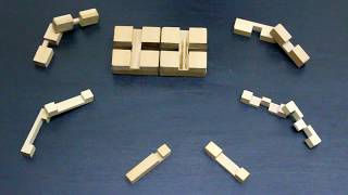 Solving a Wooden Cube Puzzle [upl. by Anelahs]