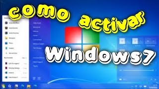 como activar Windows 7 fácil y sencillo [upl. by Enorel]