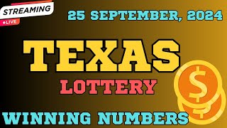 Texas Day Lottery Results For  25 Sep 2024  Pick 3  Daily 4  All or Nothing  Cash 5 Powerball [upl. by Ranzini]