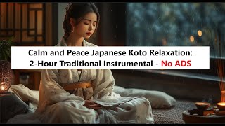 Calm and Peace Japanese Koto Relaxation 2Hour Traditional Instrumental [upl. by Lange]