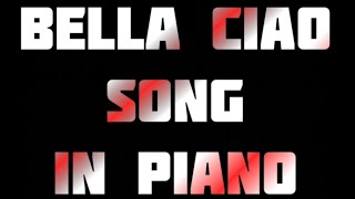 Bella ciao song in piano halgitrending 🔥🔥piano 🎹viralvideo [upl. by Silbahc]