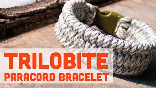 Easy Trilobite Paracord Bracelet—Beginner Tutorial [upl. by Neerbas49]