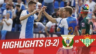 Resumen de CD Leganés vs Real Betis 32 [upl. by Burrill634]