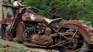 Man Restores 40YearsOld Classic Motorcycle Back to New  Start to Finish by LiveWithCreativity [upl. by Lister691]