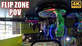 Flip Zone Bumper Cars POV 4K 60FPS Urban Air Waterbury CT  NonCopyright [upl. by Laniger]