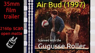 Air Bud 1997 35mm film trailer flat open matte 2160p [upl. by Eilsehc]