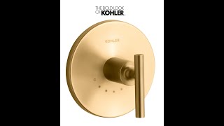 How to install Kohler divert valve handles kohler [upl. by Natsreik]