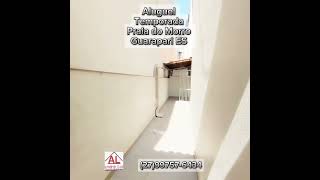 Alugo apartamento temporada na praia do Morro Guarapari ES [upl. by Assirak798]