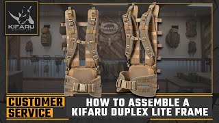 How to Assemble a Kifaru Duplex Lite Frame  Step by Step  Customer Service [upl. by Glyn]