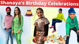 Shanayas Birthday Celebrations  RS 1313 VLOGS  Ramneek Singh 1313 [upl. by Hseham]