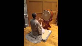 Drumming at Nichiren Shoshu Myosenji Buddhist Temple [upl. by Atiner]