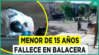 Menor de 15 años asesinado en balacera en La Pintana Se enfrentaron contra Carabineros [upl. by Igig]