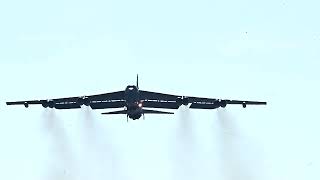 B52 Stratofortress Take Off US Air Force [upl. by Nahttam]