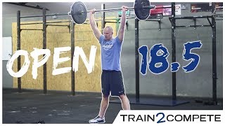 CROSSFIT OPEN 185 TUTORIEL COMPLET  Échauffement mobilité stratégie WOD et conseils spécifiques [upl. by Aowda]