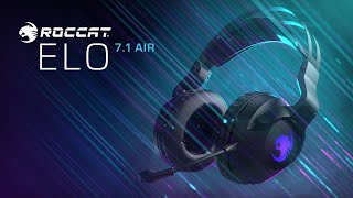 ROCCAT Elo 71 Air  Wireless Surround Sound RGB Gaming Headset  4K Trailer [upl. by Nwahsir]