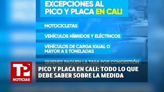 Pico y placa en Cali todo lo que debe saber sobre la medida I 210123 I TP Noticias [upl. by Annabela]