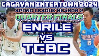 ENRILE VS TUGUE CITY BASKETBALL CLUB  CAGAYAN INTERTOWN 2024 APONG LEAGUE GAME HIGHLIGHTS [upl. by Clarette]