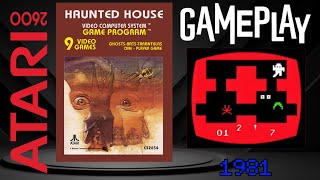 HAUNTED HOUSE  Atari 2600 Gameplay [upl. by Darbee]