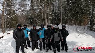 Raid Motoneige au Canada  Hiver 2022 [upl. by Nivri44]