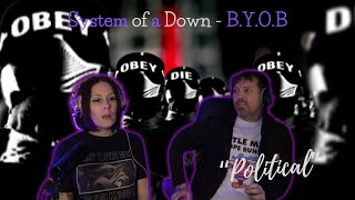 System Of A Down  BYOB Reaction  Did we like it  British Couple React [upl. by Gabriellia]