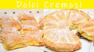 😍 DOLCI CREMOSI facili e veloci Sporcamuss e Crostata melacrema [upl. by Erbe]