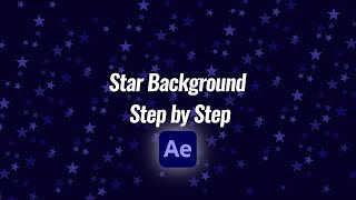 Star Background in After Effects Step by Step [upl. by Blatman]