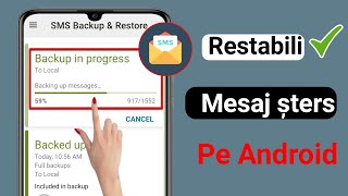 Cum să recuperați mesajele sms șterse de pe Android √ Recuperare SMSuri șterse în Android 2024 [upl. by Airuam]