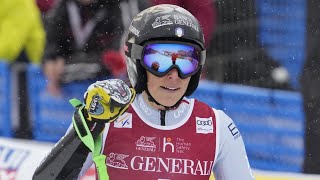 FEDERICA BRIGNONE VINCE IL GIGANTE DI TREMBLANT DAVANTI A VLHOVA BENE BASSINO E GOGGIA [upl. by Yelsgnik]