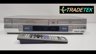 Panasonic NVVP32 DVDVCR Combo Drive  First Look amp Demo [upl. by Koloski]