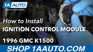 How to Replace Ignition Control Module 9699 GMC K1500 [upl. by Gniw846]