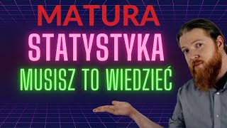 MATURA MATEMATYKA Statystyka cz1 PEWNIAK [upl. by Icyaj]