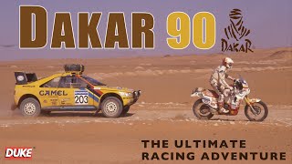 ParisDakar Rally 1990  Peugeot dominate the Dakar [upl. by Aniahs]