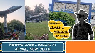 Renewal Class 1 Medical at AFCME New Delhi ✈️  How was it  My experience at IAF Boarding Centre [upl. by Lindblad]