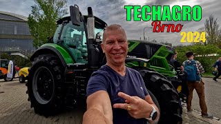 TECHAGRO BRNO 2024 DEUTZFAHR SAME ZETOR JOHN DEER MASSEY FERGUSON [upl. by Tippets]