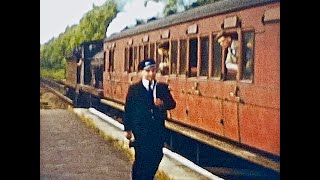 HawkhurstPaddock Wood Branch Line 1961 Last Days Cine Film [upl. by Fast959]