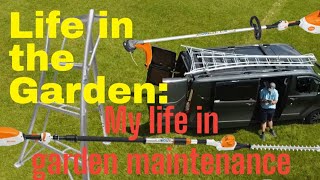 Garden Maintenance  Stihl battery power [upl. by Lamaj401]