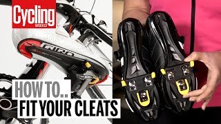 How to fit your road bike cleats  Cycling Weekly [upl. by Enirahtac191]