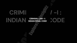 Criminal Law  I 🖋️📑📚  KSLU  LLB kslu shorts ytshort ipc viralshorts [upl. by Strephon663]