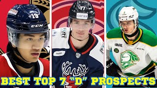 Who Are the Best Defensemen Prospects NHL Draft [upl. by Wernick]