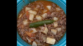 Picadillo Mexican food Fast and easy with a few ingredients easy to find [upl. by Nyltiak]